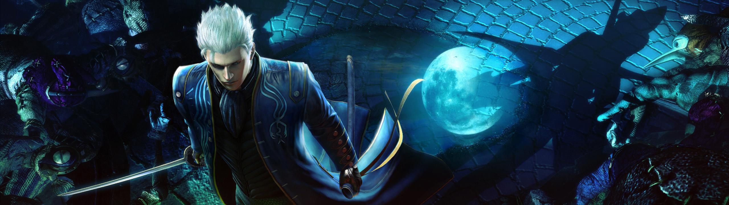 2560x720 Vergil (Devil May Cry) HD Wallpaper Anime Image Board