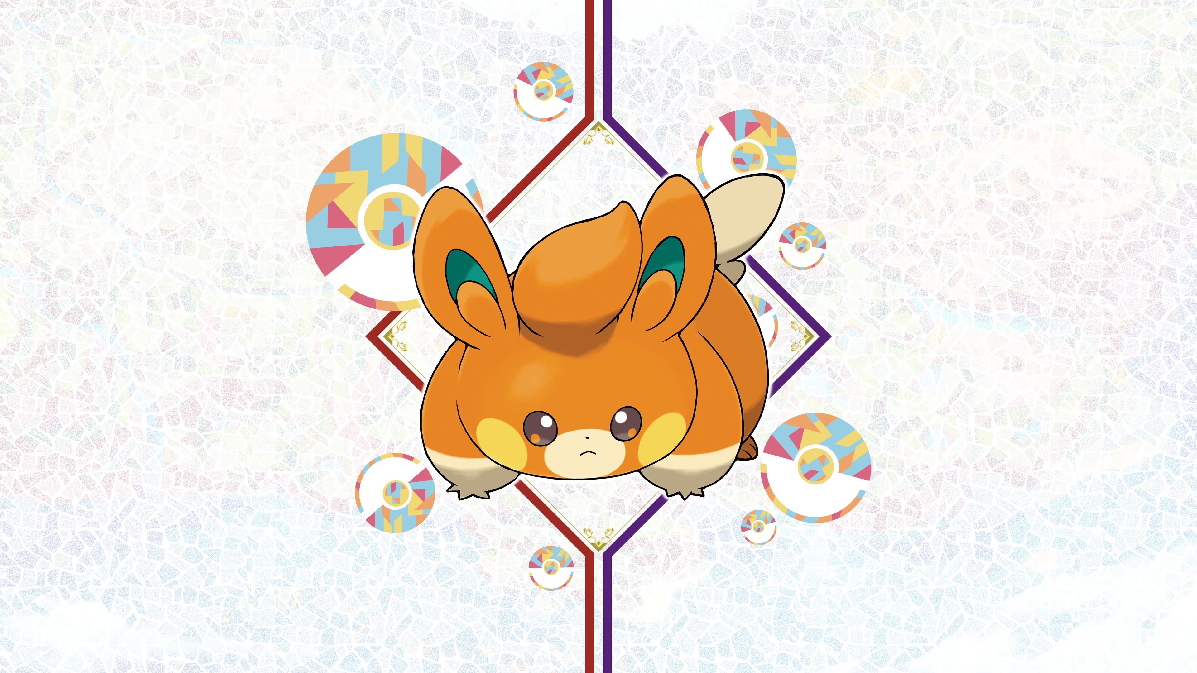 3840x2160 Pokémon Scarlet & Violet Pawmi Wallpaper with Monocle