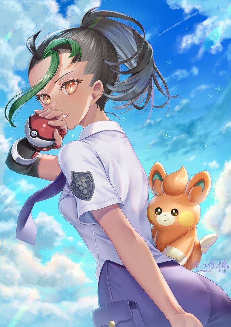 764x1080 Natsume Koji ( なつめ糀 ) and Pawmi (Pokemon SV)