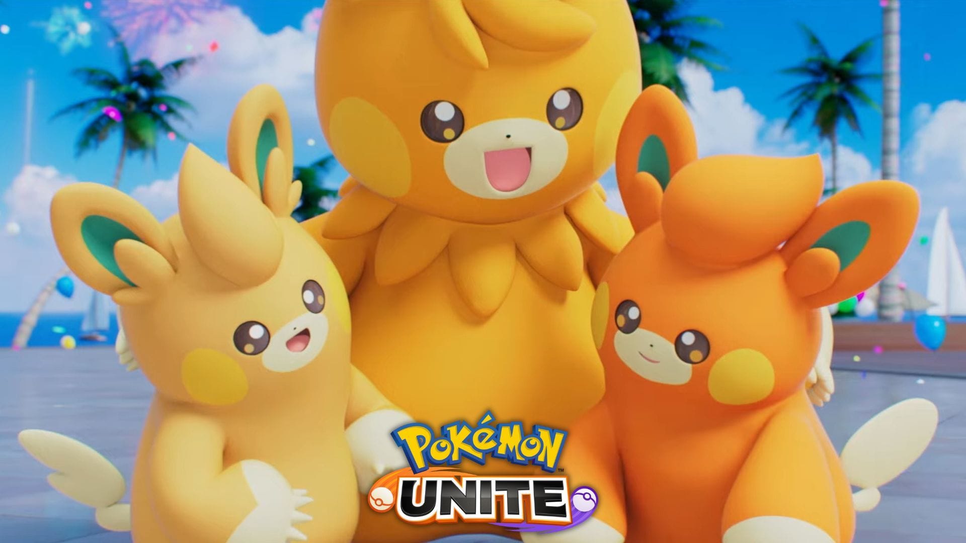 1920x1080 Pawmi, Pawmo, and Pawmot teased in Pokemon Unite