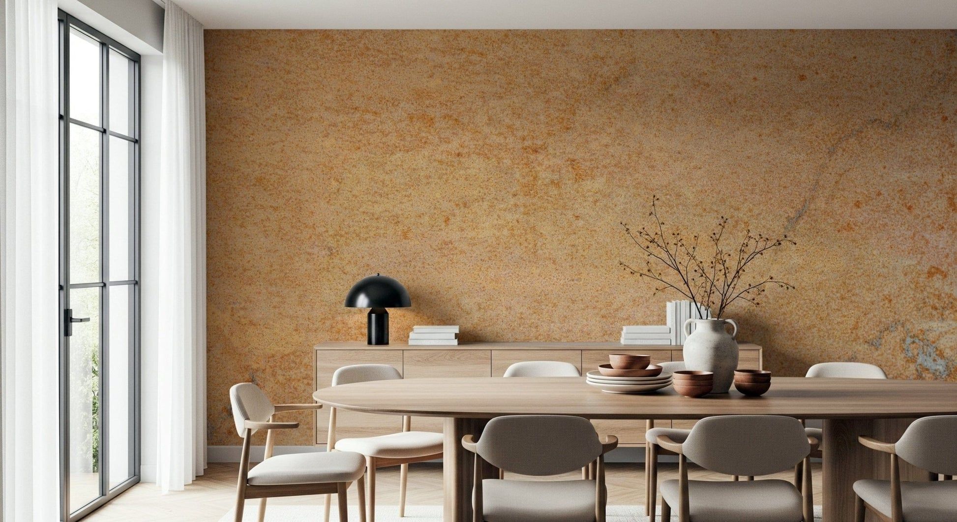 1946x1061 Industrial Oxidized Metal Wallpaper