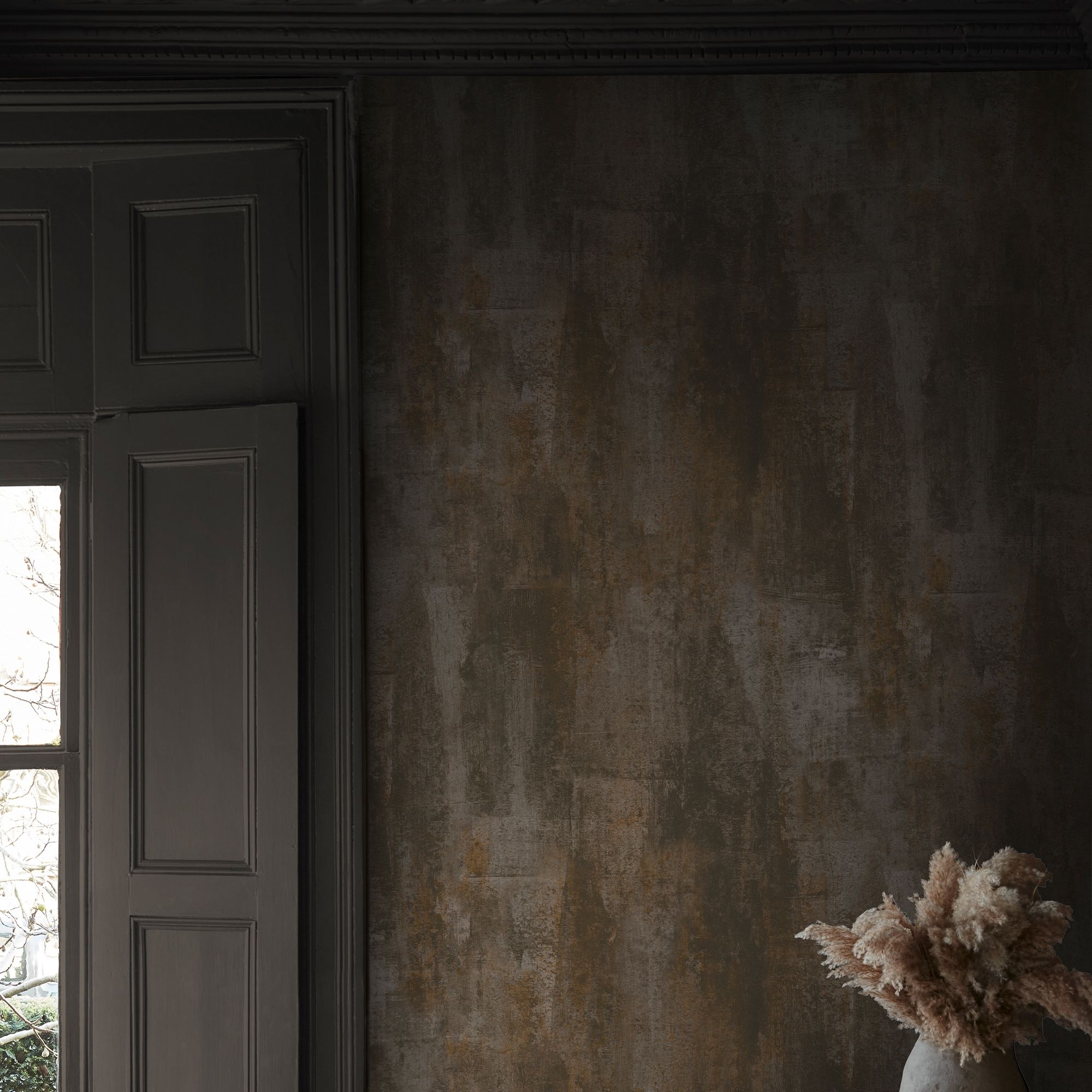 2000x2000 Abigail Ahern Oxidized Opulence Charcoal Wallpaper