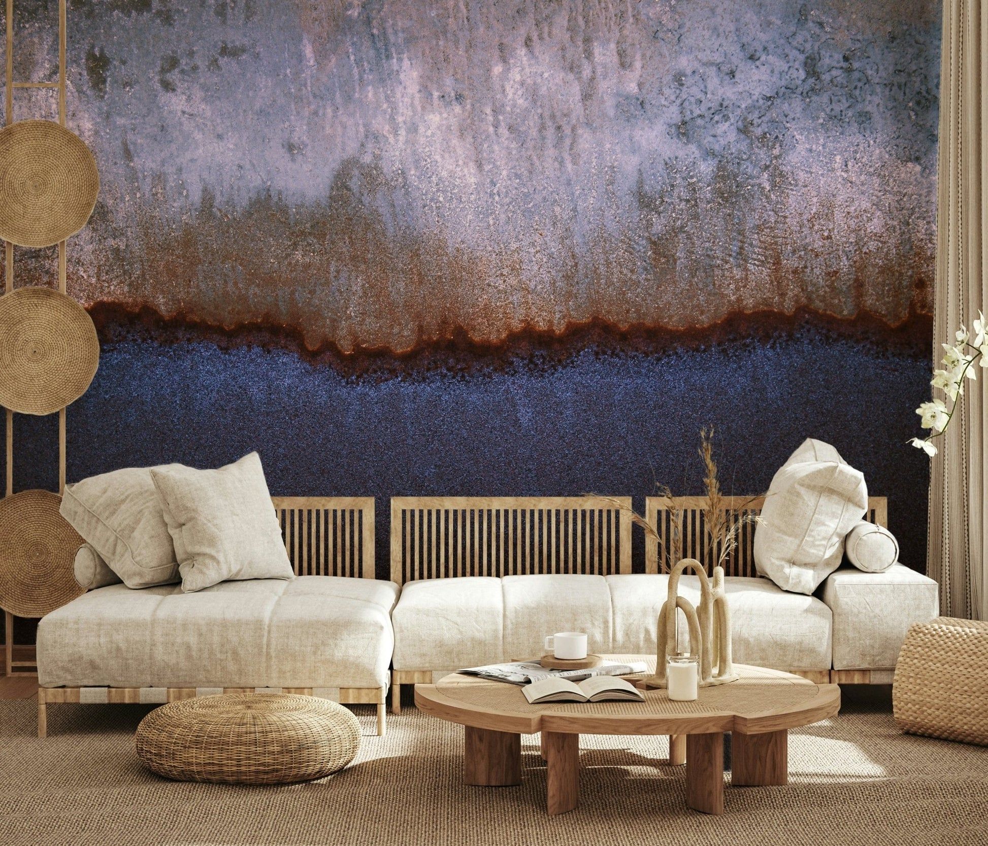 1946x1667 Blue Rust Horizon Wall Mural