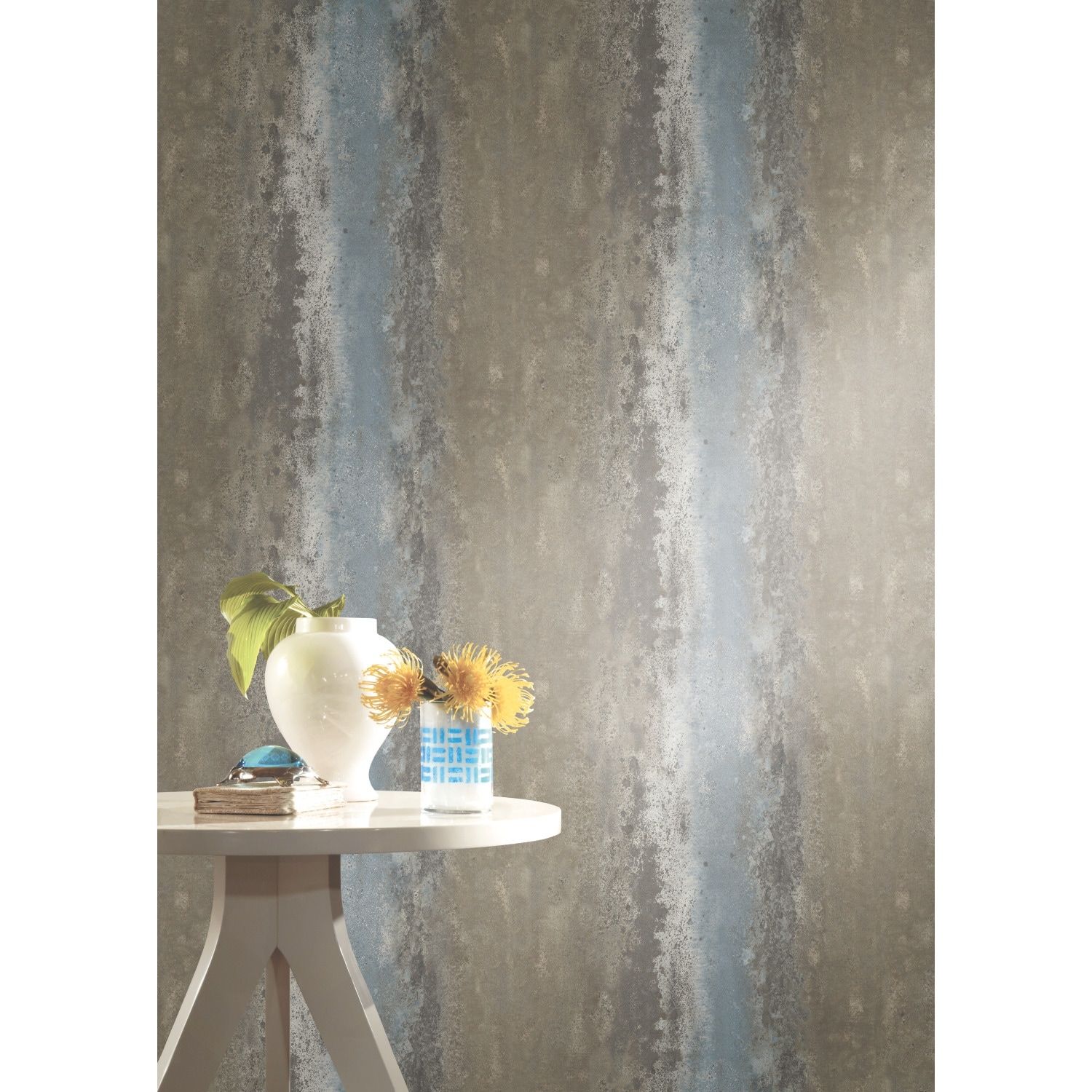 1500x1500 RoomMates Grey Oxidized Metal Peel and Stick Wallpaper Bath & Beyond