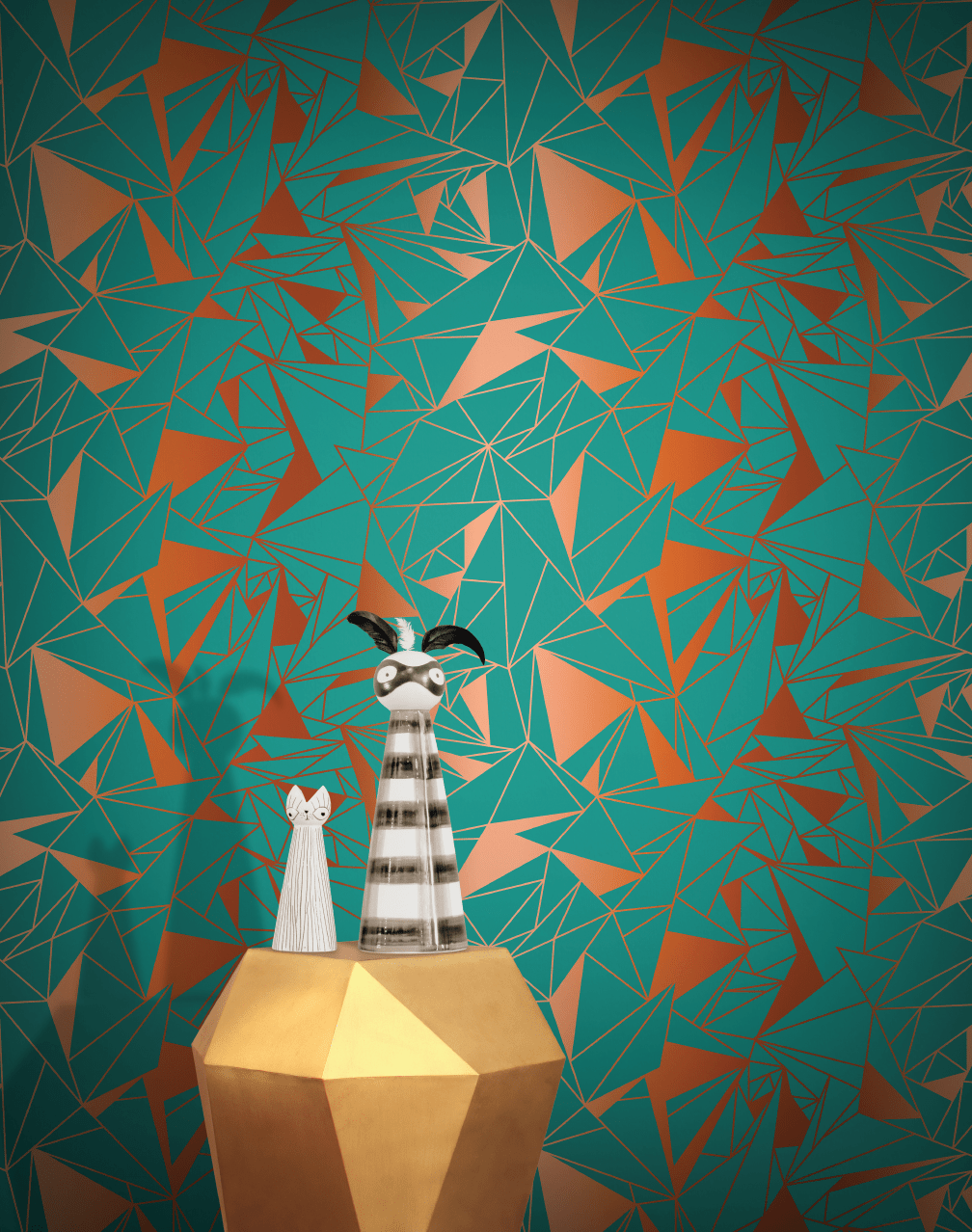 1008x1278 Feathr Crystallise Wallpaper Oxidised Copper
