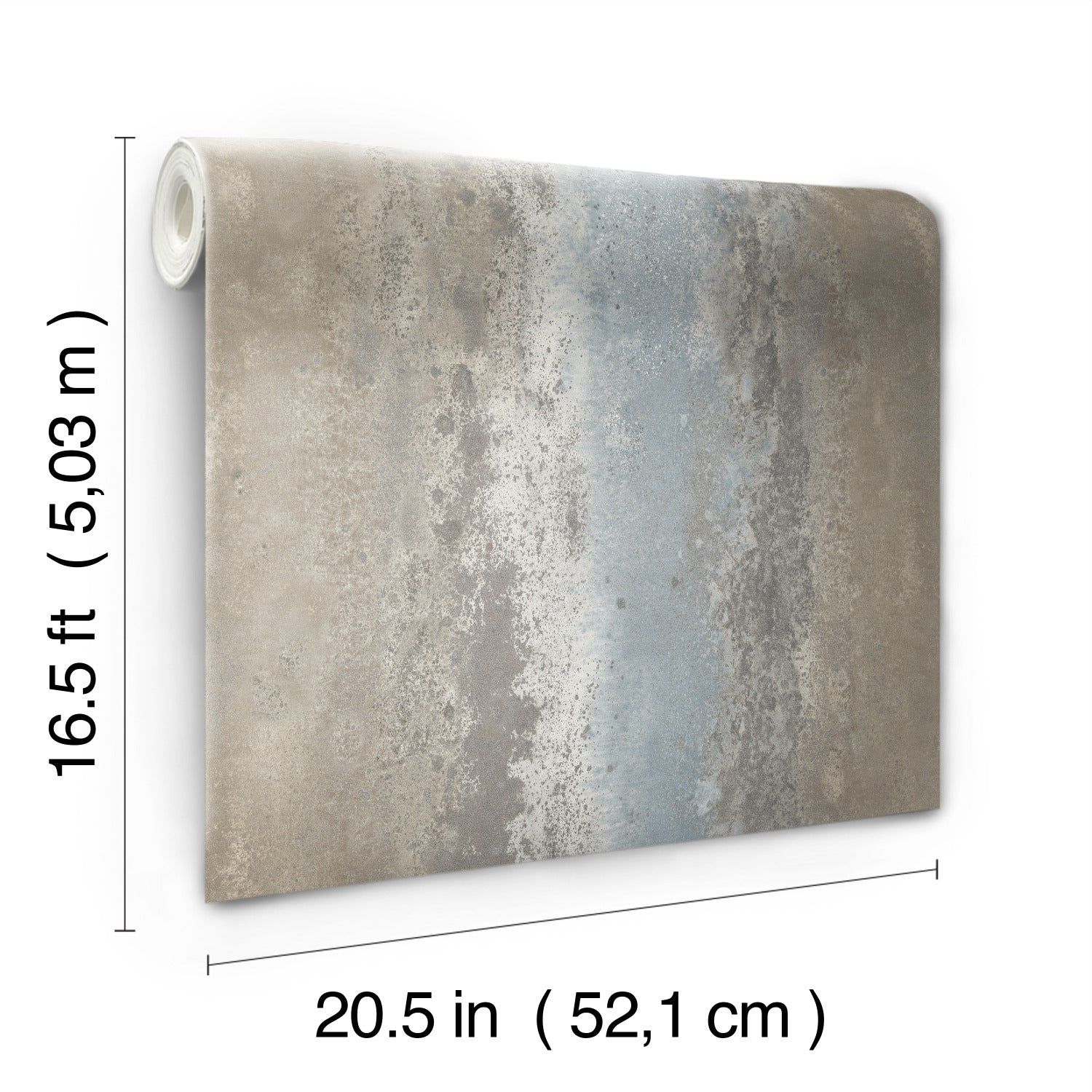 1500x1500 York Wallcoverings RoomMates Oxidized Metal Grey Peel and Stick Wallpa