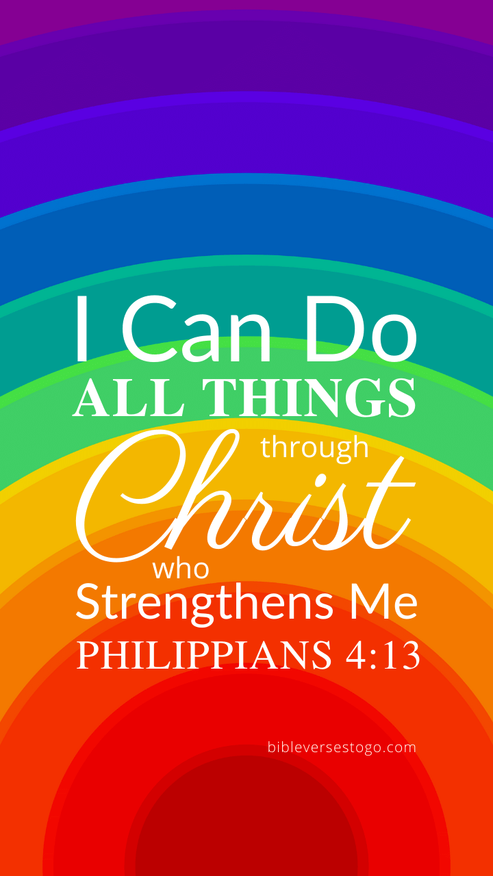 720x1280 Rainbow Philippians 4:13