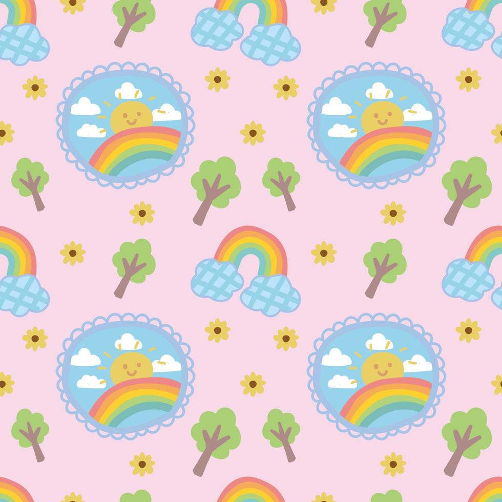 980x980 cute things seamless colorful wallpaper design