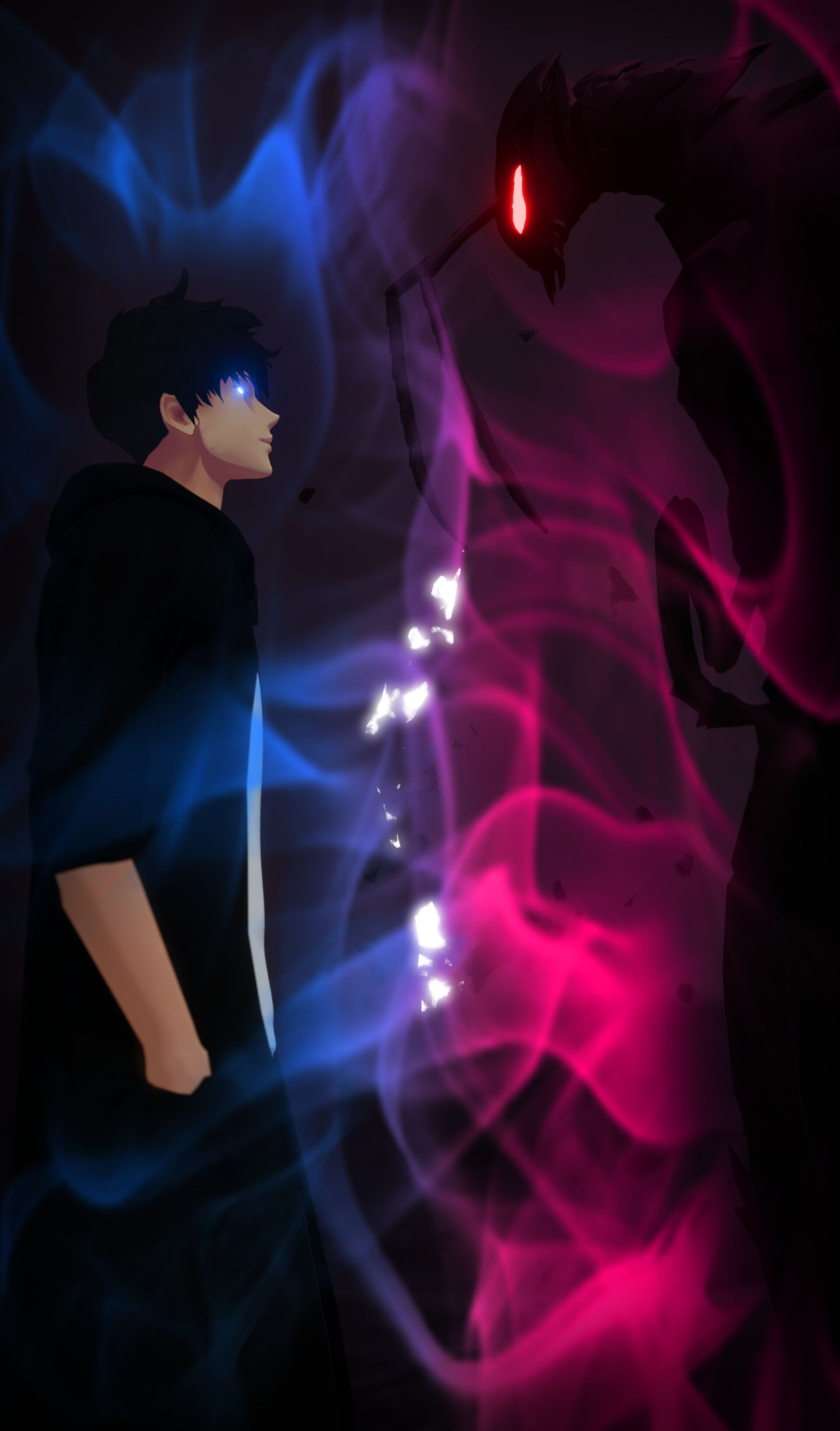 1920x3270 Sung Jin Woo / Beru Leveling 3D