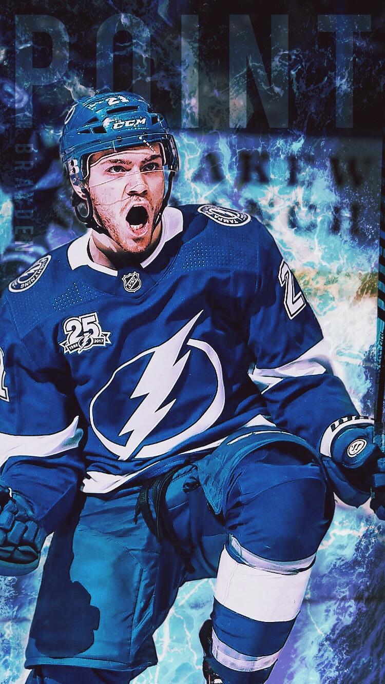 750x1334 Be The Thun(k)der: Another Brayden Point Wallpaper