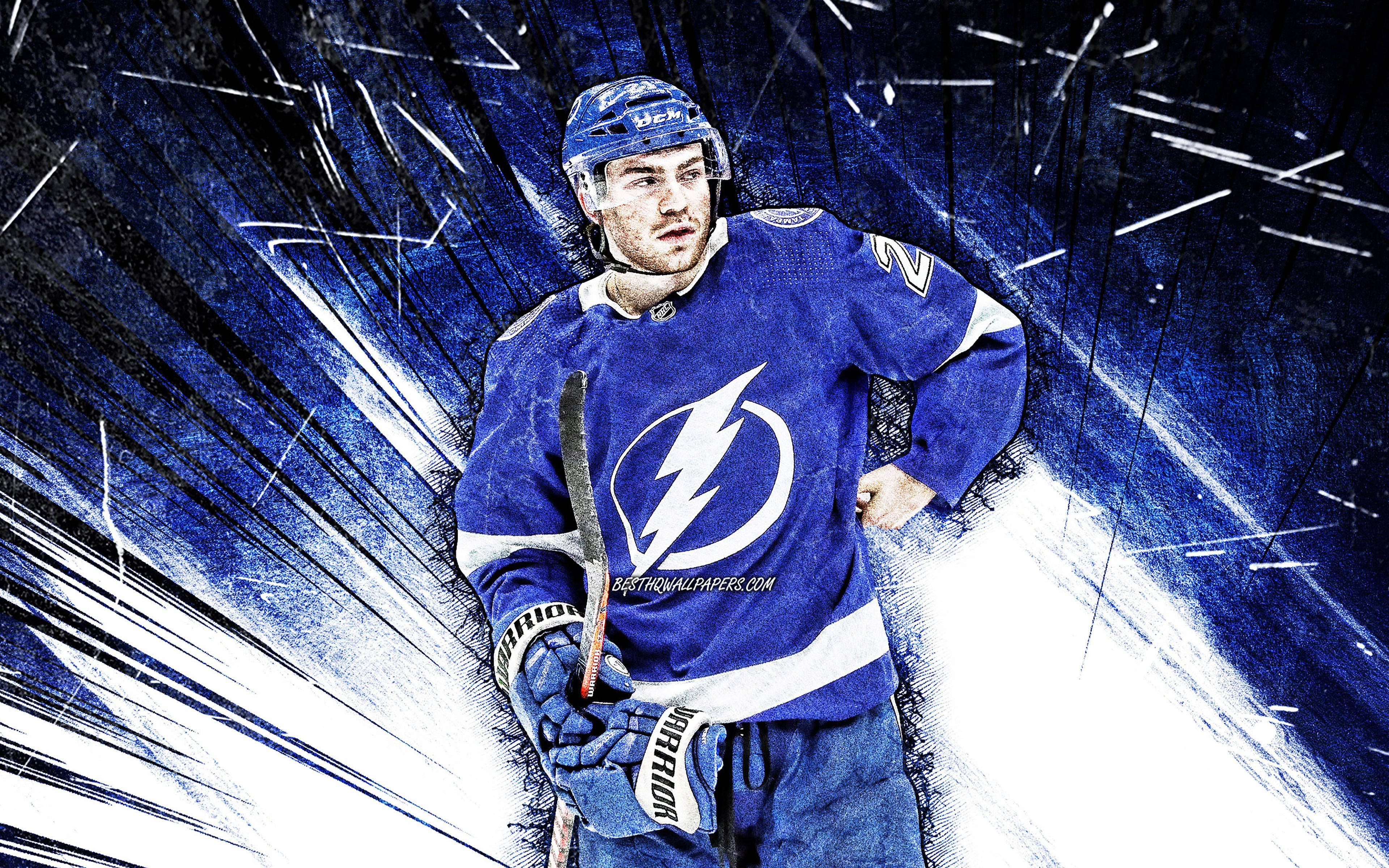 3840x2400 Download Brayden Point Tampa Bay Lightning Ice Hockey Player Wallpaper