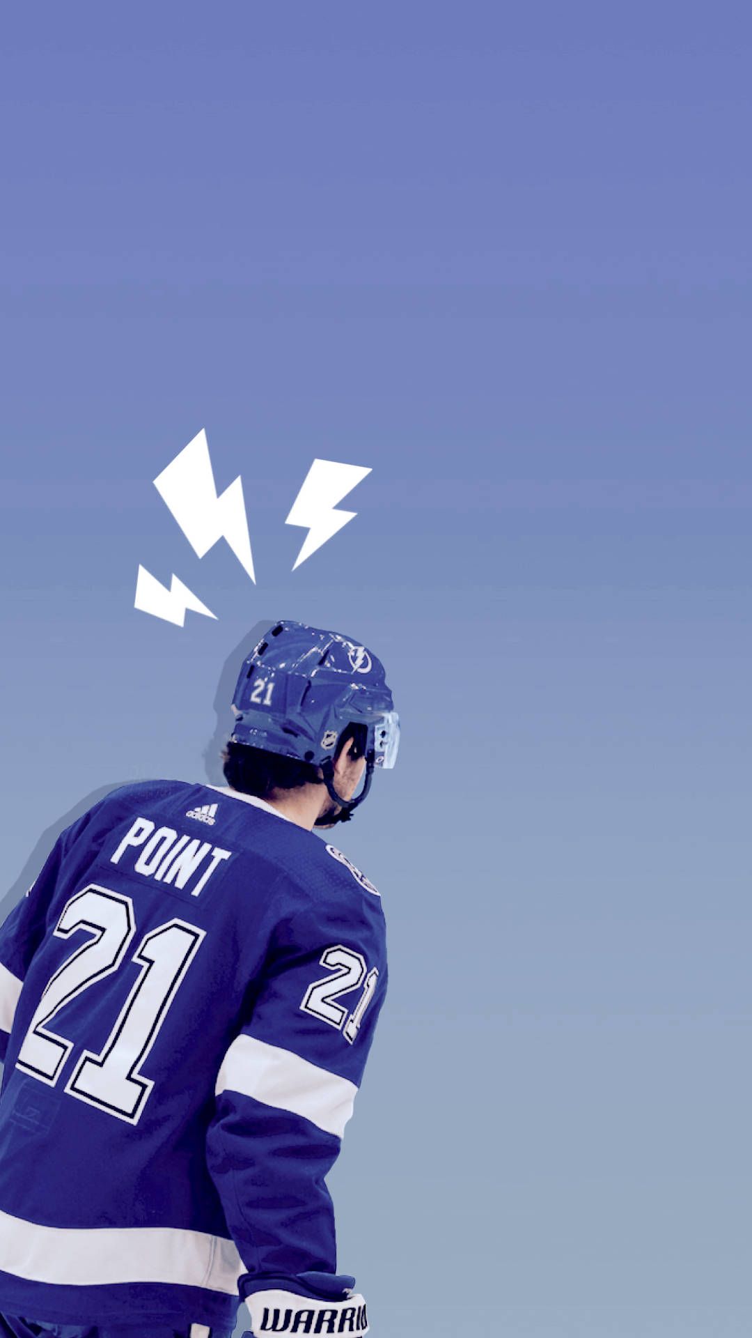 1080x1920 Download Captivating Portrait of Tampa Bay Lightning's Star, Brayden Point Wallpaper