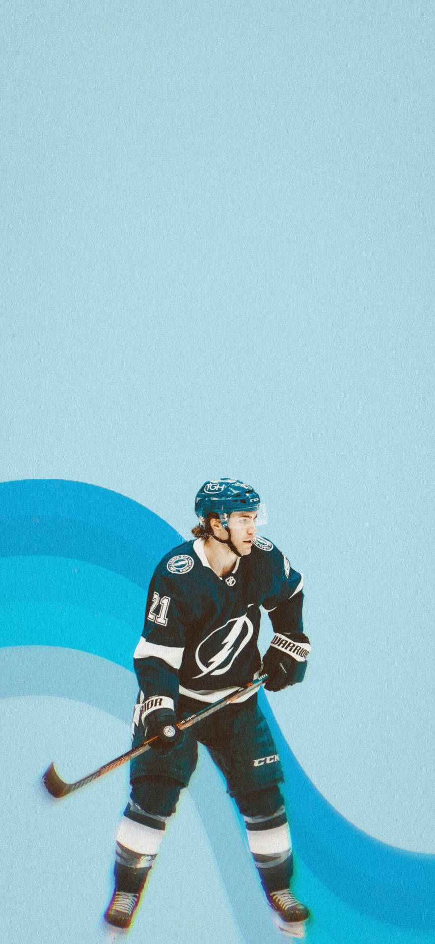 886x1920 Download Brayden Point Ice Hockey Center Tampa Bay Lightning Wallpaper