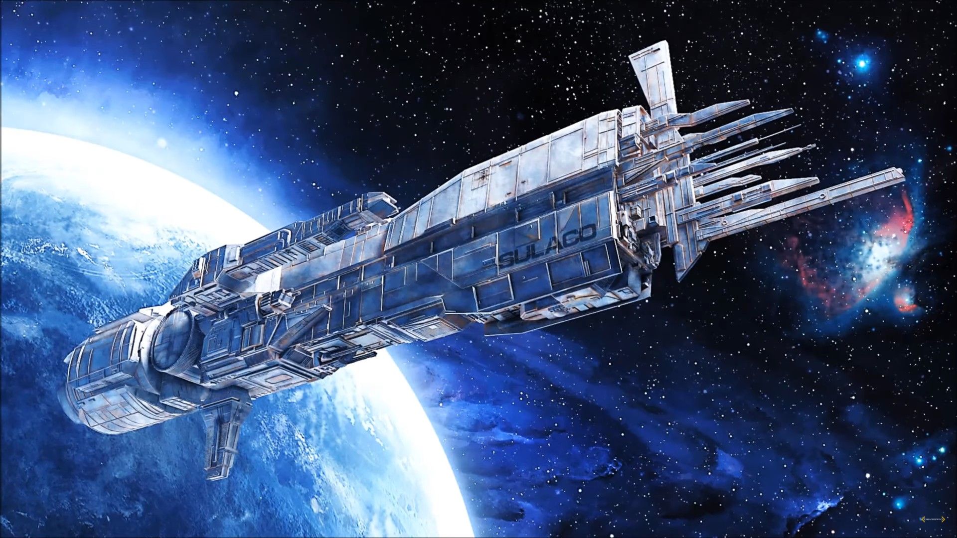 1920x1080 SE replica U.S.S. Sulaco years ago, on July James Cameron's film Aliens premiered!