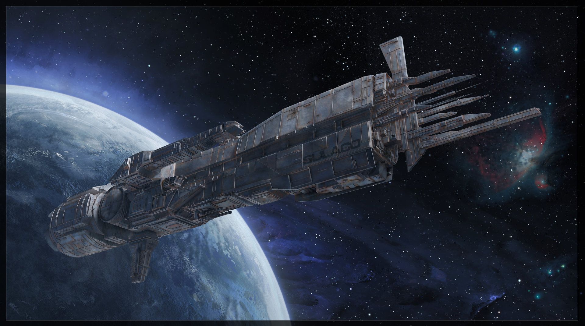 1920x1070 Sulaco ship from original Aliens the Movie
