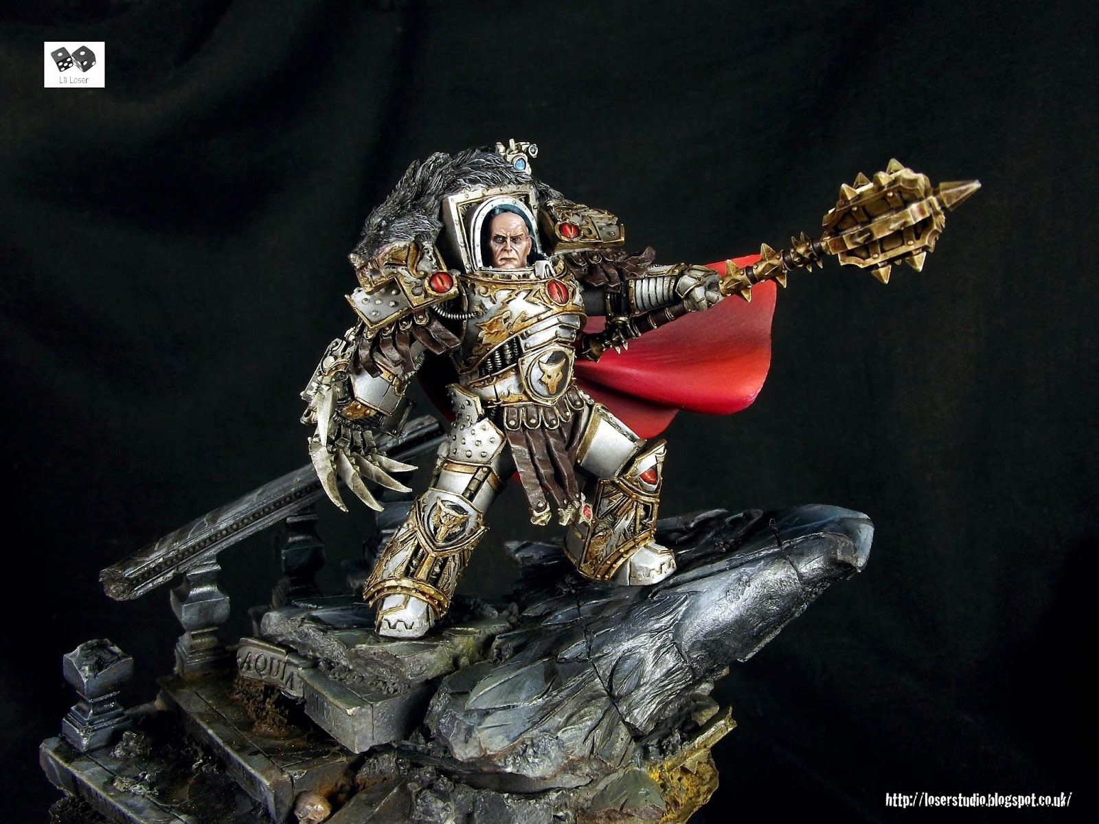 1600x1200 LilLegend Commission Painting Studio: Horus Lupercal Warmaster of the Imperium. First among equals. Primarch of the Luna Wolves