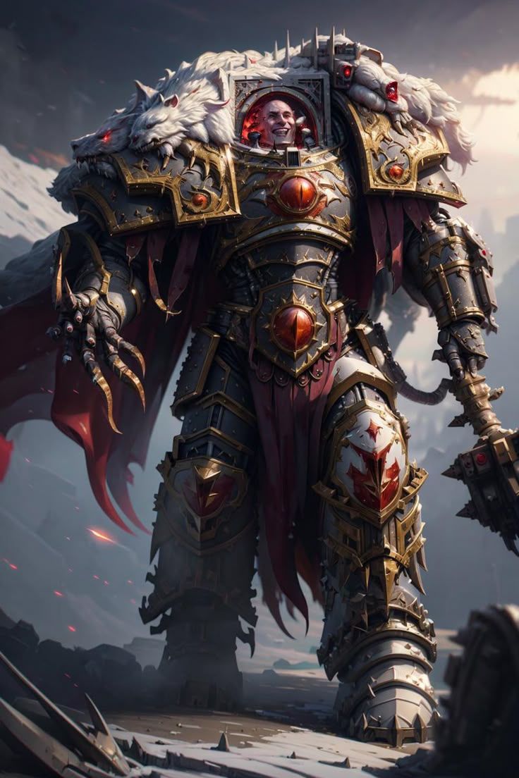 736x1104 Horus Lupercal, The Warmaster, caraxes