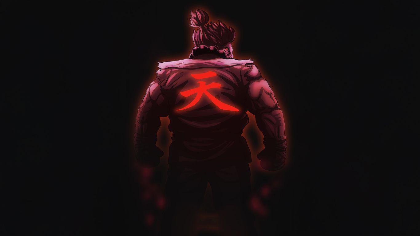 1366x768 Akuma The Fighter 5k Laptop HD , HD 4k Wallpaper, Image, Background, Photos and Picture