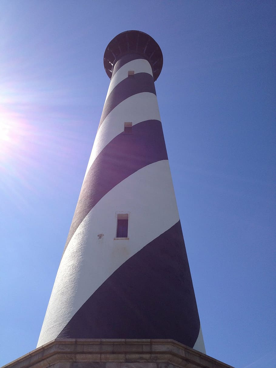 910x1213 HD wallpaper: lighthouse, cape hatteras, north carolina, nc, ocean, outer banks
