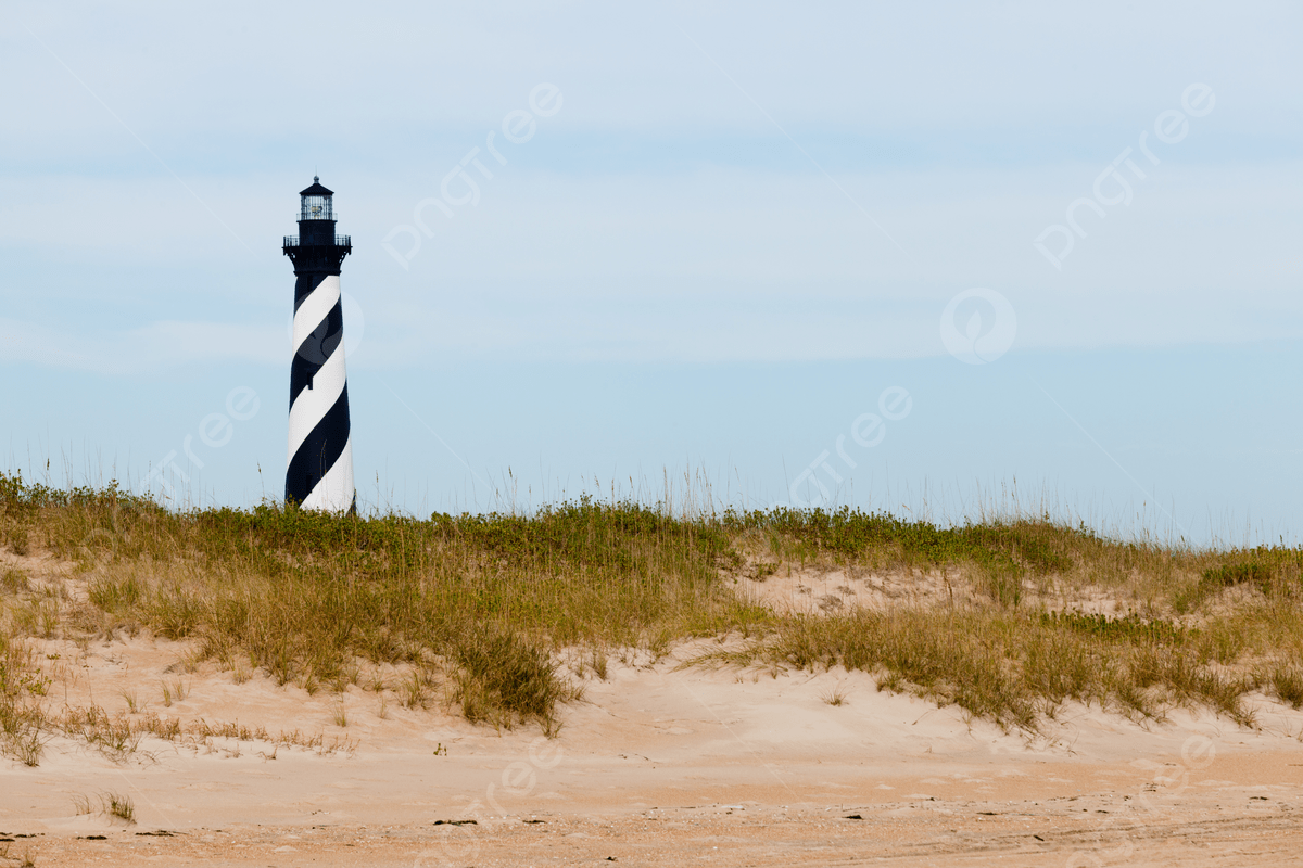 1200x800 Landscape Of Ncs Cape Hatteras Lighthouse Beach And Dunes Photo Background And Picture For Free Download