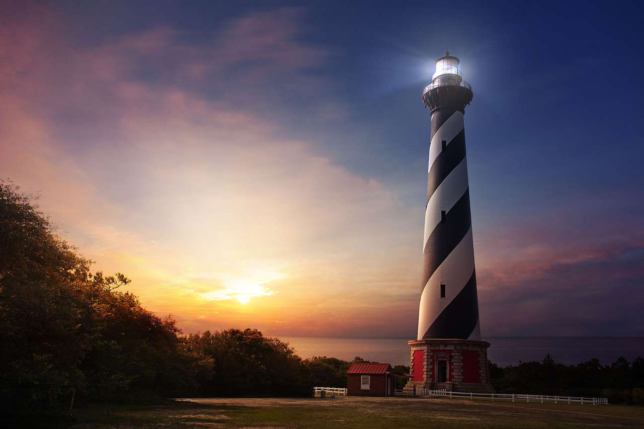 1280x853 Cape Hatteras lighthouse photo puzzle