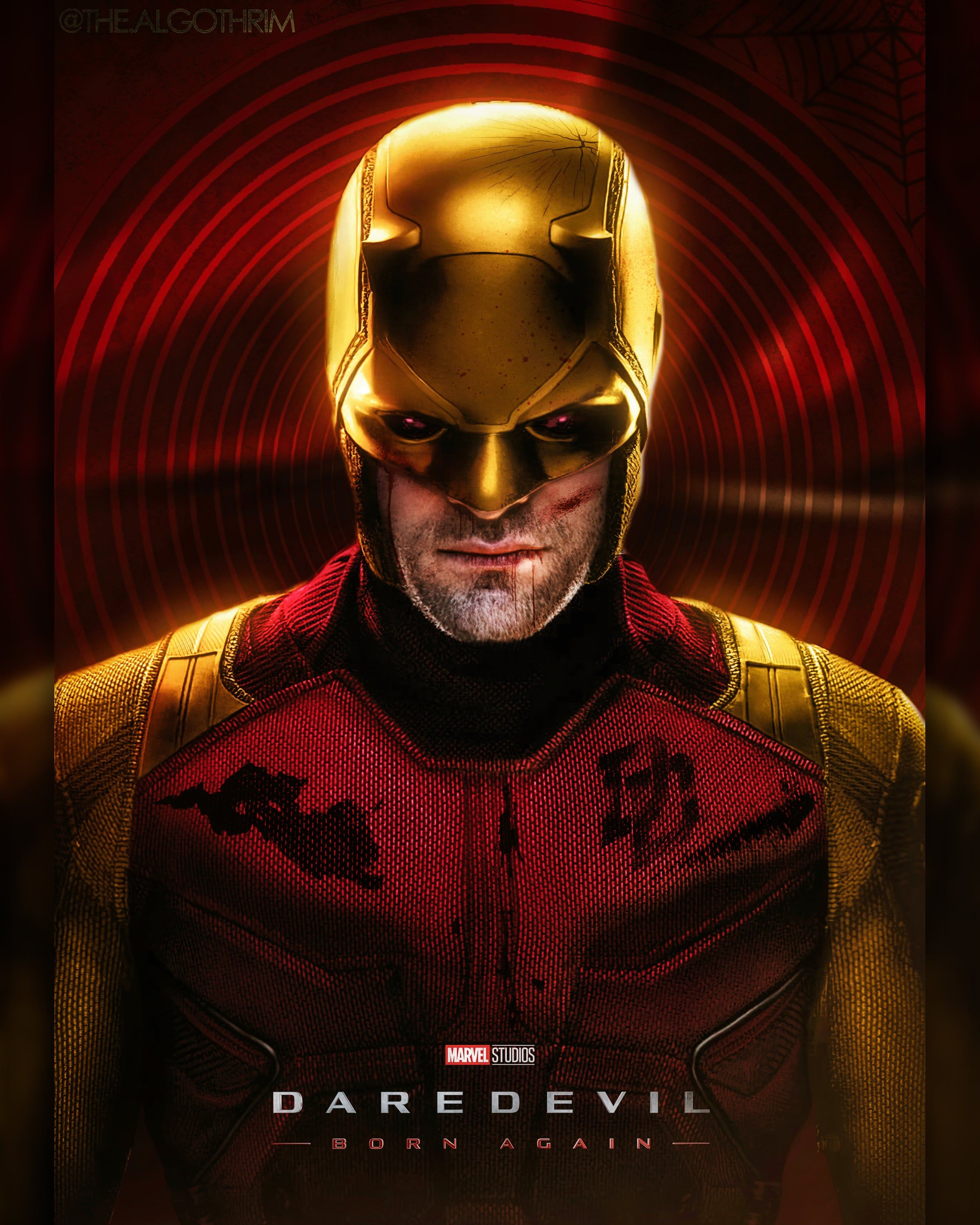 2400x3000 Made Daredevil's Yellow Suit Poster (ig: @the.algothrim)