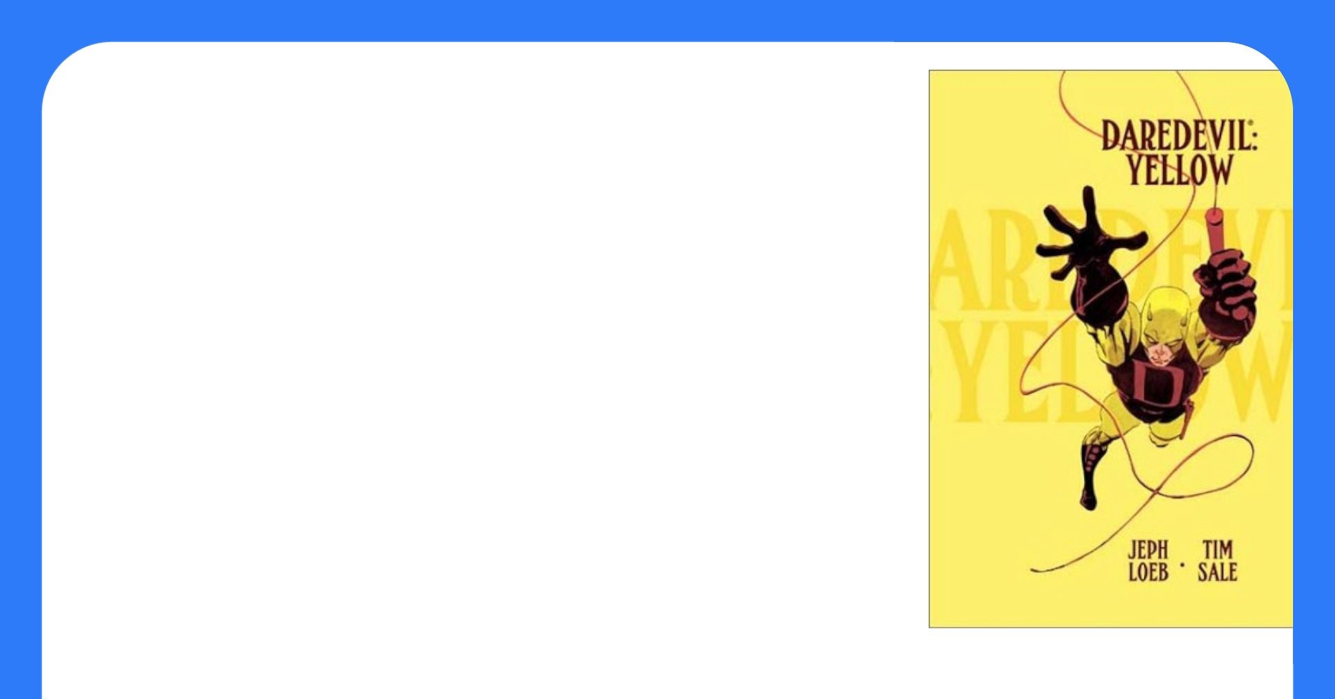 1910x1000 Daredevil: Yellow: 9780785108405: Loeb, Jeph: Books