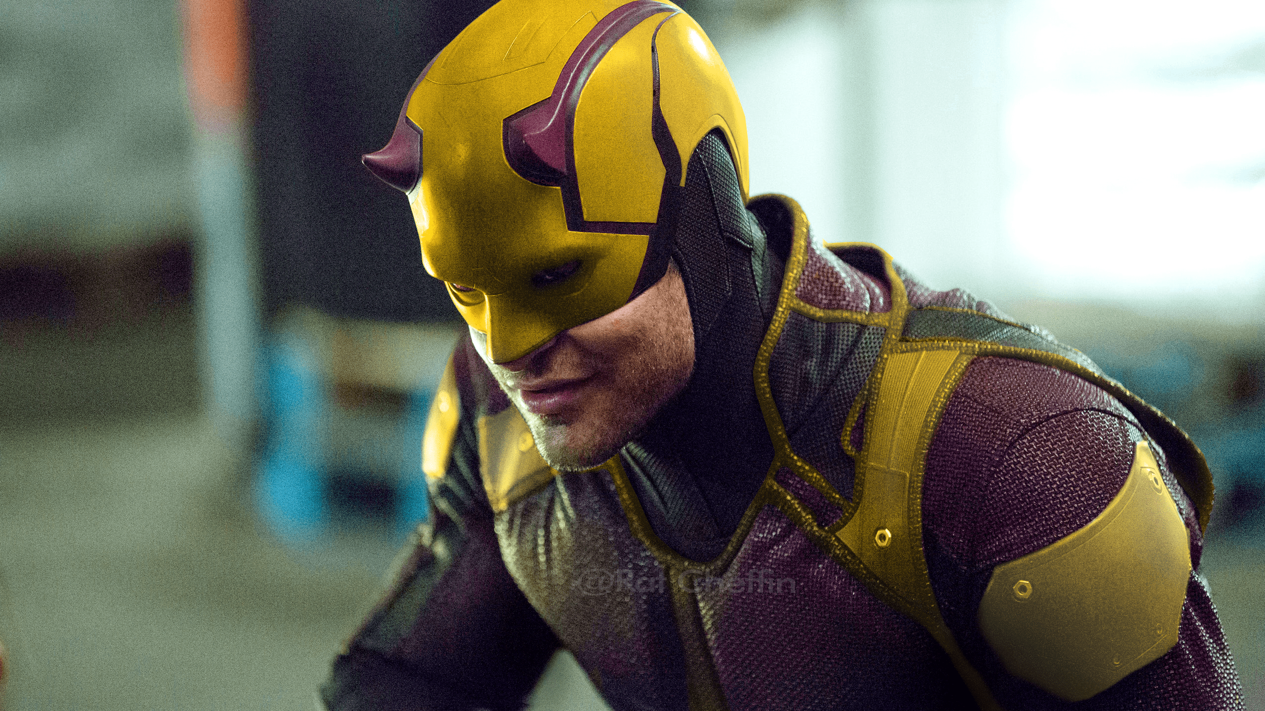 2560x1440 Don't know if the live action daredevil suit could ever look as good yellow as it does red but I gave it a go