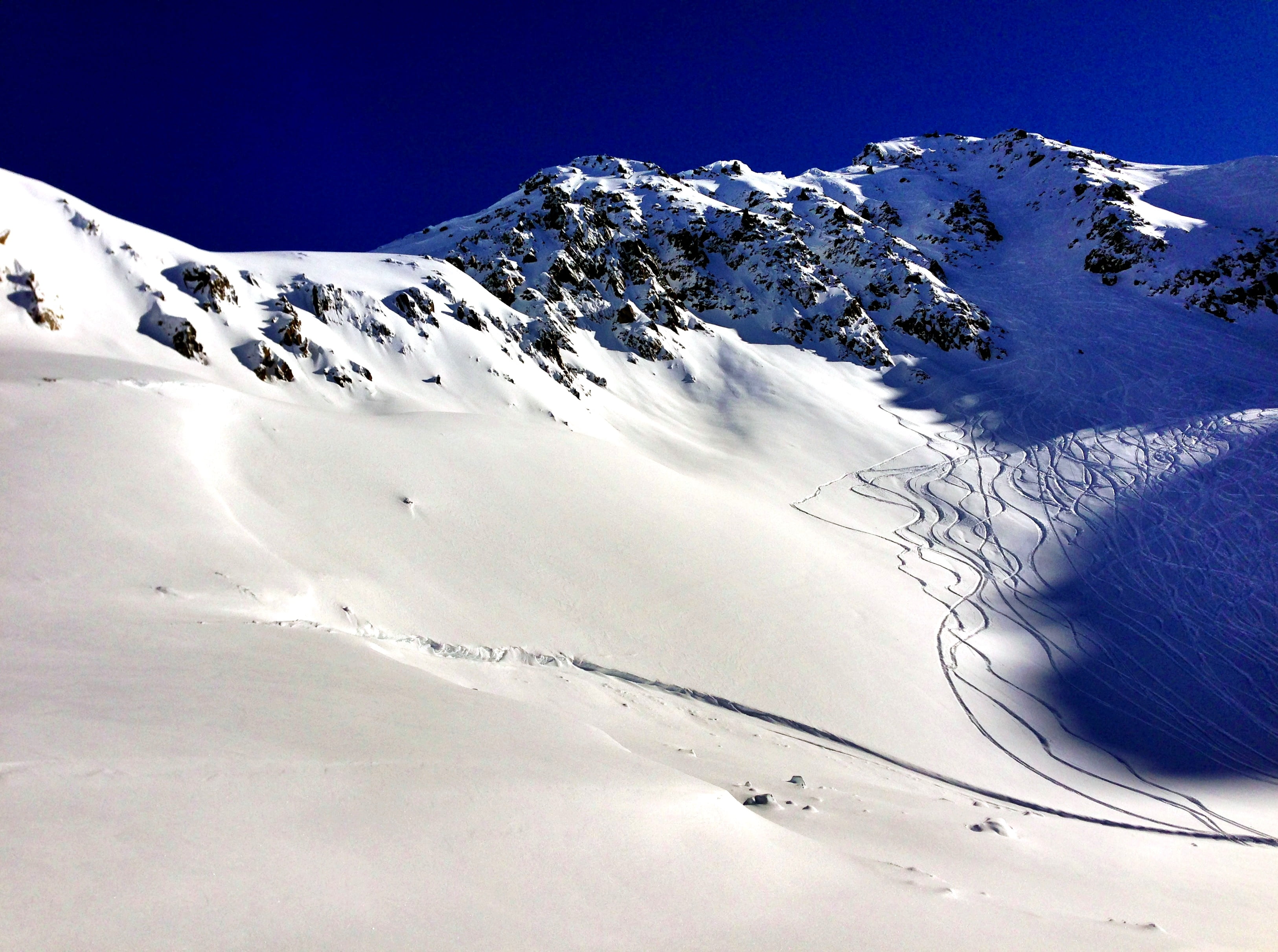 3251x2422 Snow coated mountain under blue sky, andermatt, switzerland, gemsstock HD wallpaper
