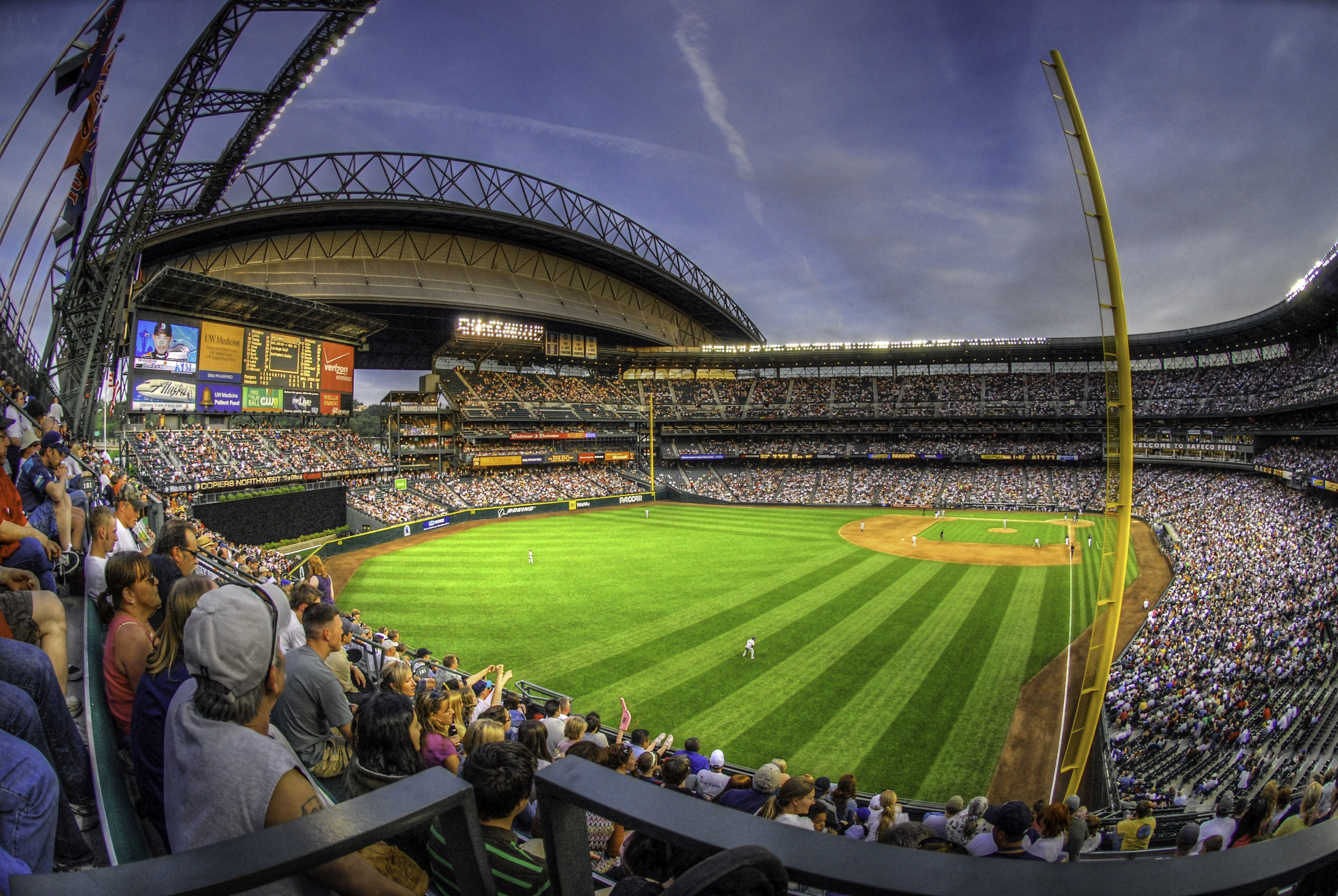 3866x2589 Safeco Field, home of the Mariners in Washington image Domain photo