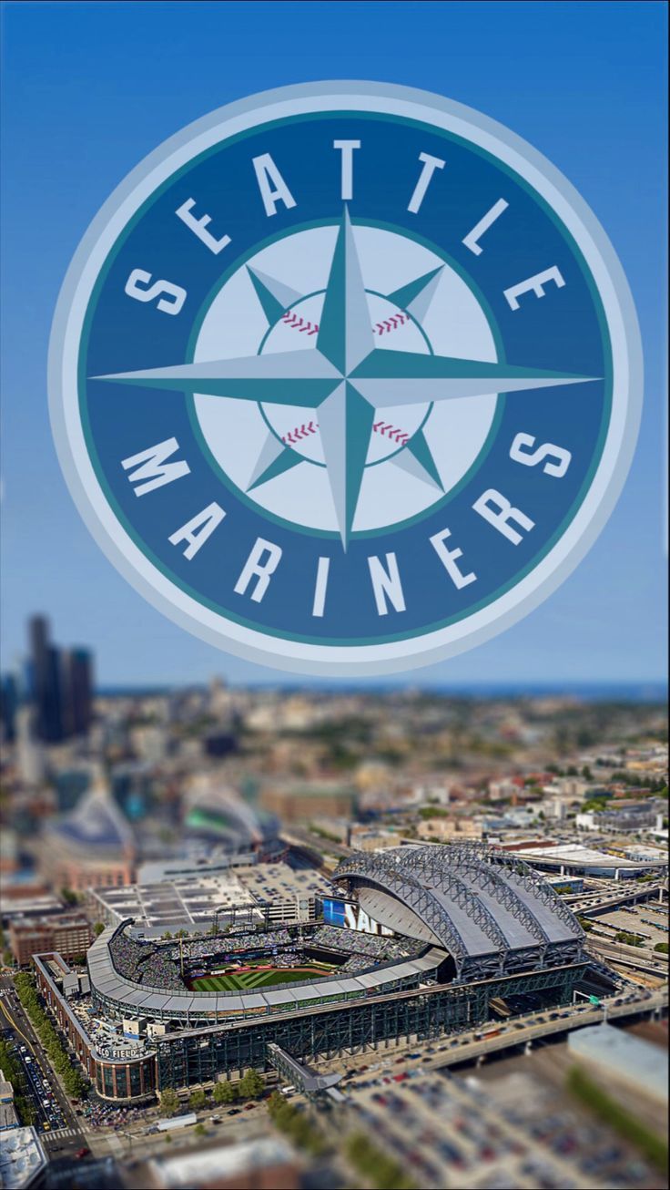 736x1306 Seattle Mariners Logo over Safeco Field. Seattle mariners logo 3D, Seattle mariners logo wallpaper, Seattle