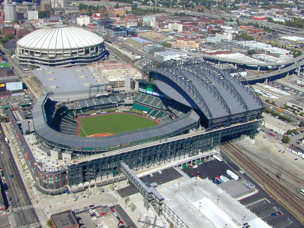 1024x768 Safeco Field, The Seattle Mariners' Long Sought Stadium, Opens On July 1999