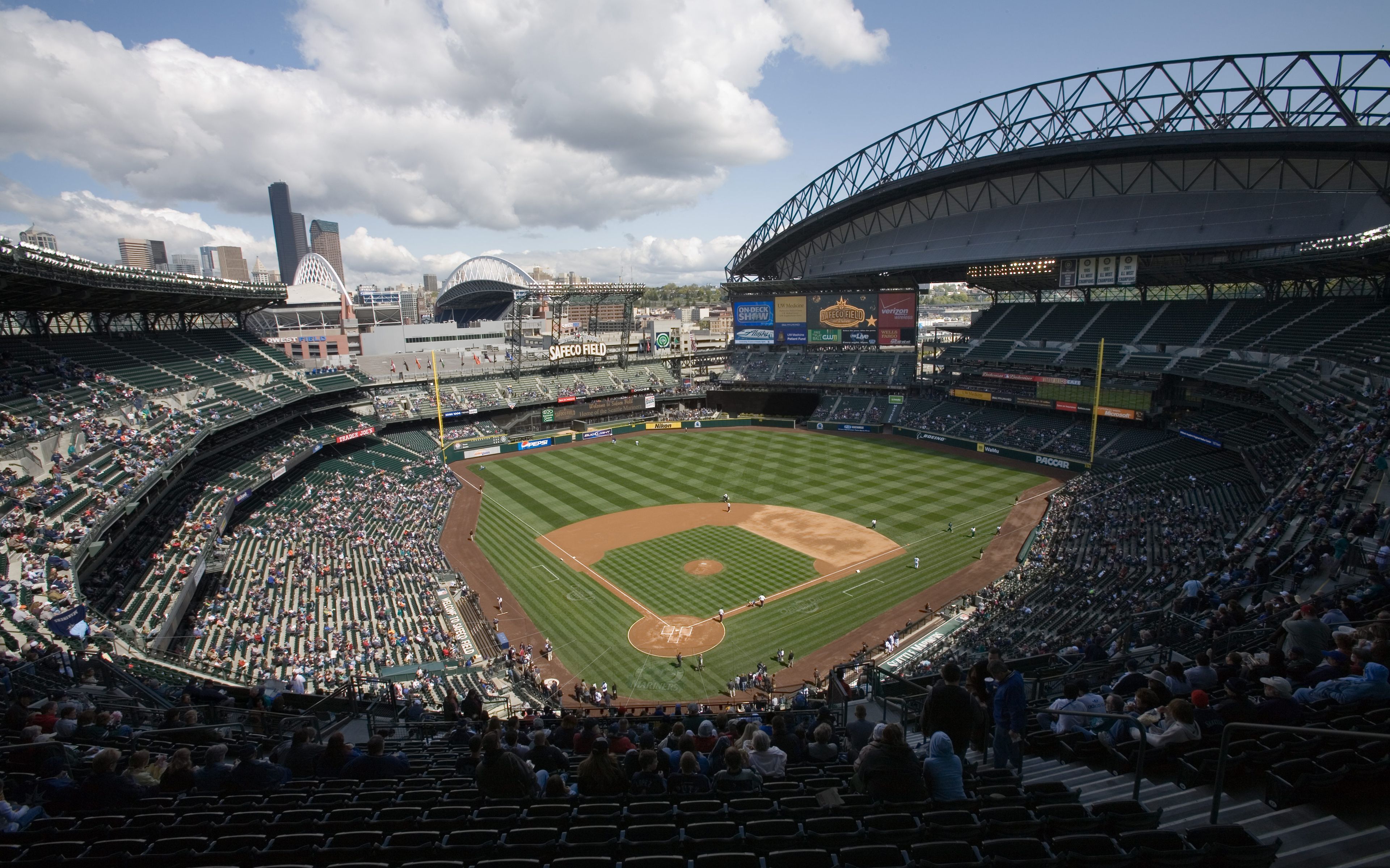 3840x2400 Mariners Baseball Field Desktop Wallpaper