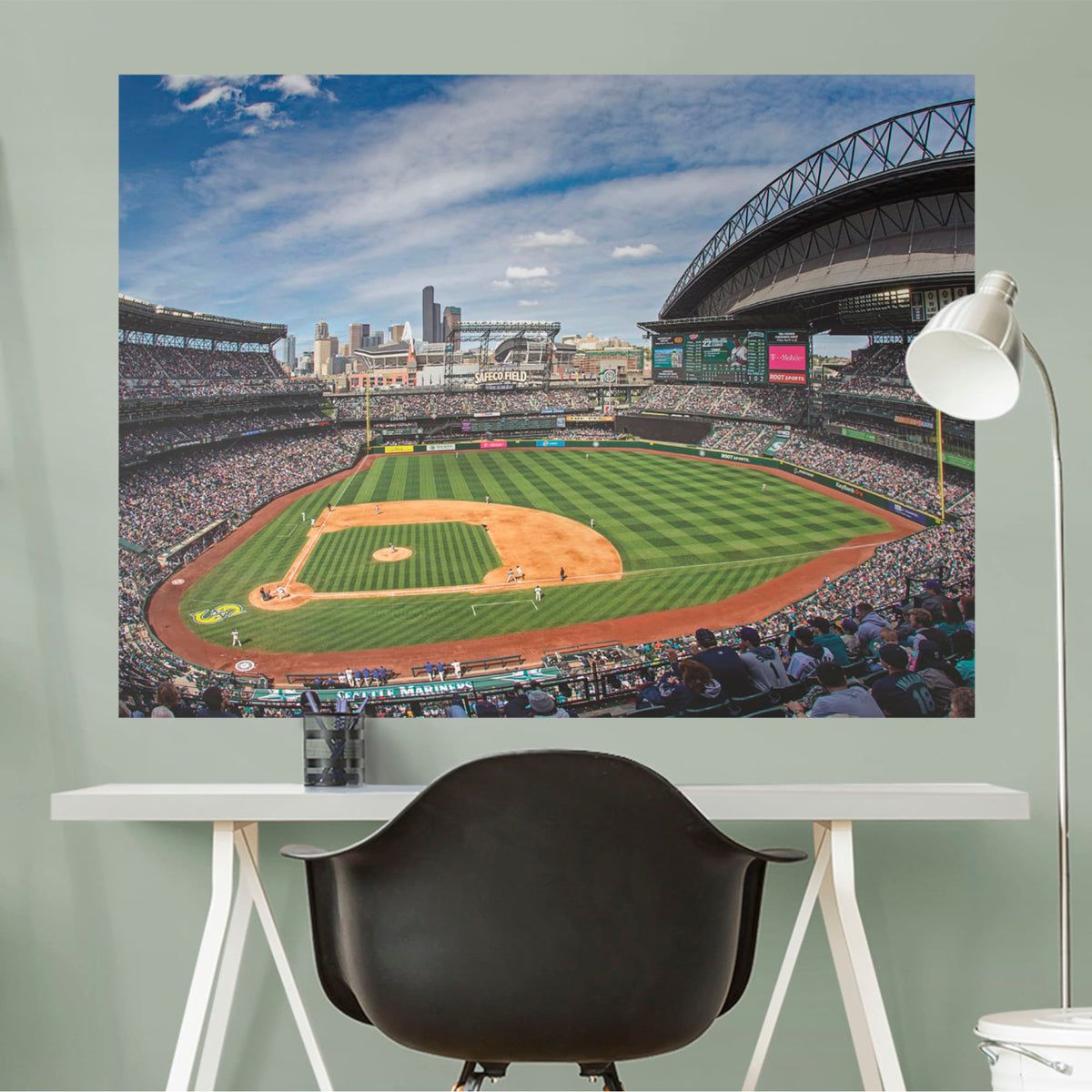 1200x1200 Safeco Park Mural & Stick Poster MLB Marin