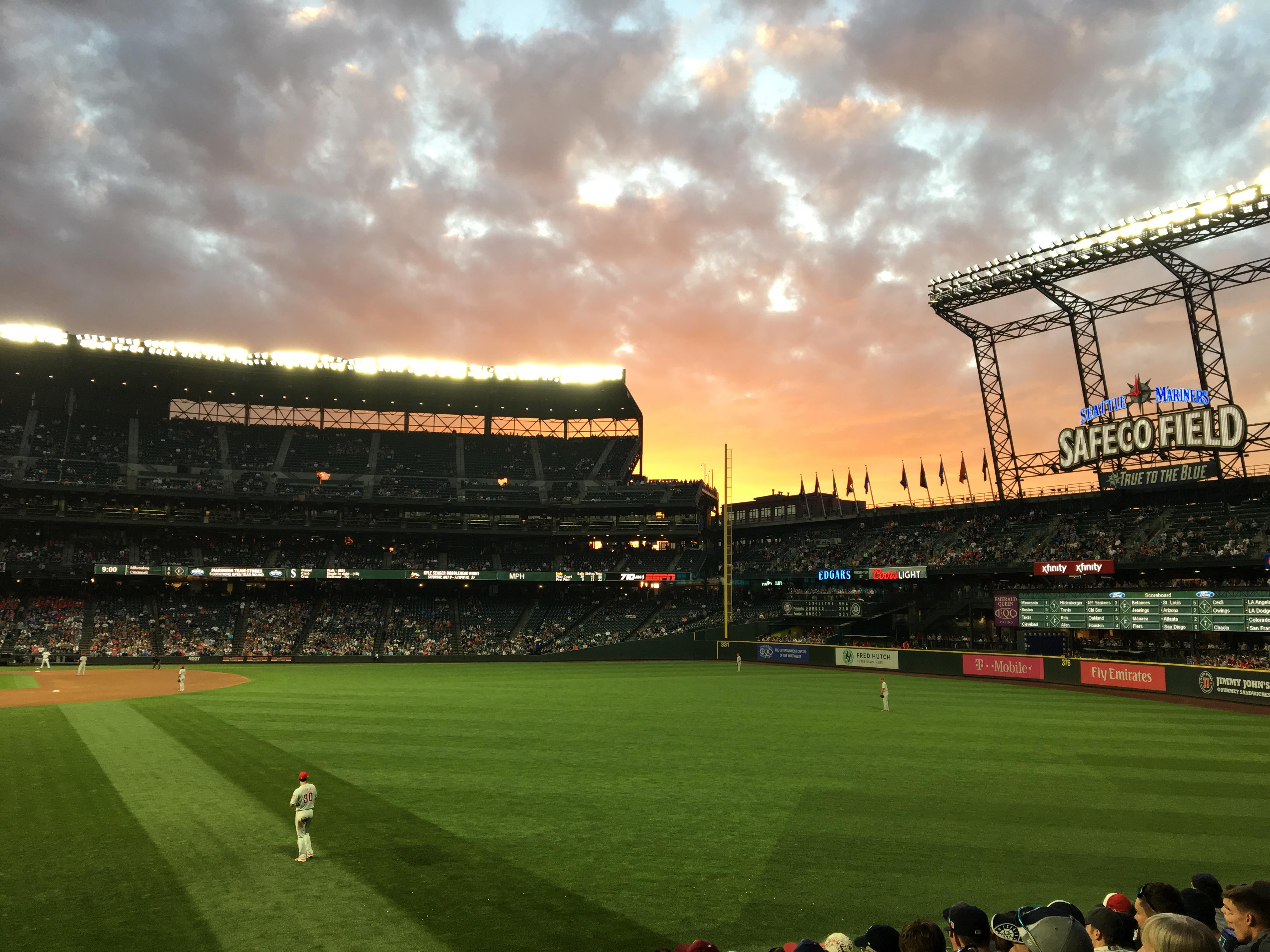 4032x3024 27 2017 Sunset At Safeco Field
