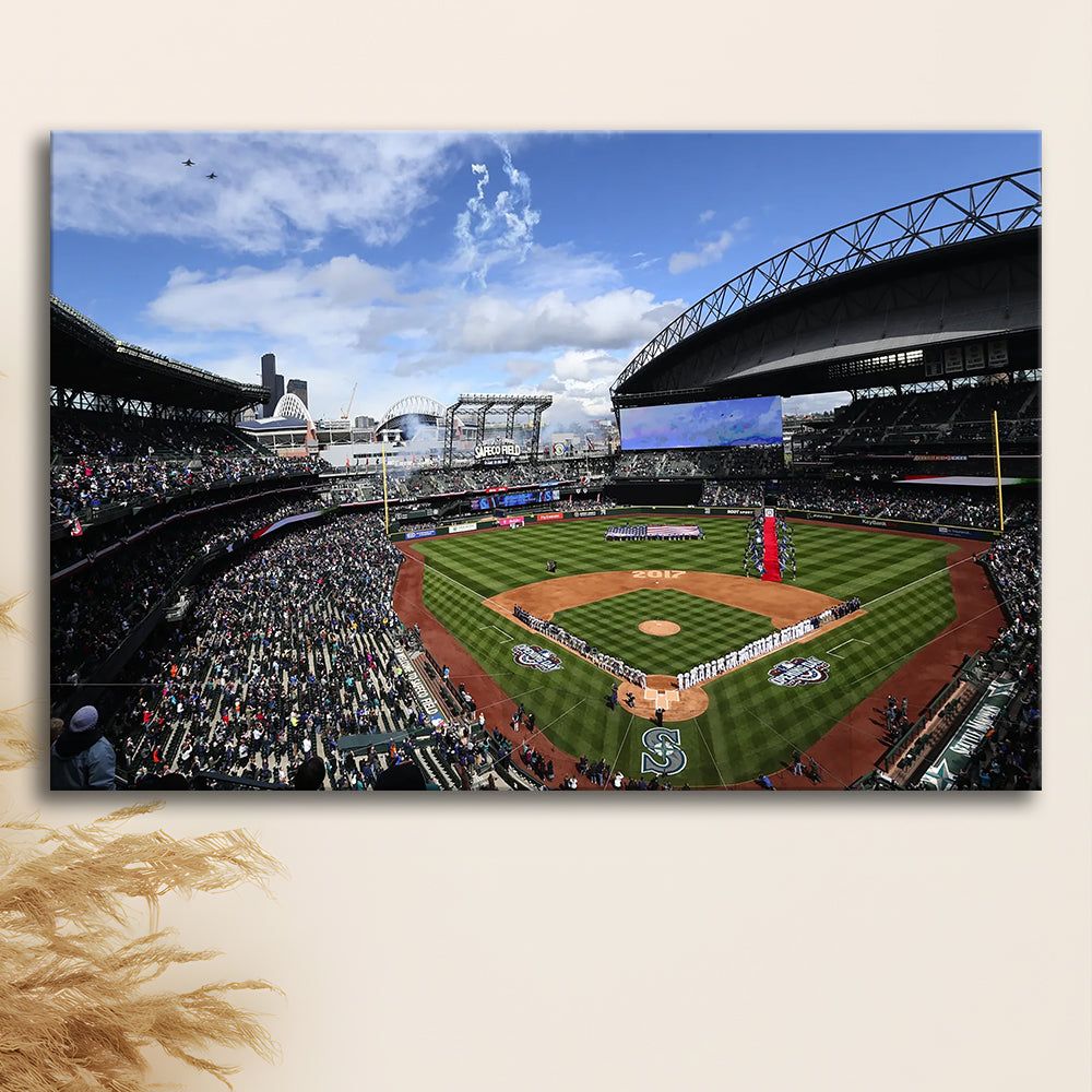 1000x1000 Safeco Field Seattle, Stadium Canvas, Sport Art, Fan Gifts, Man Cave D
