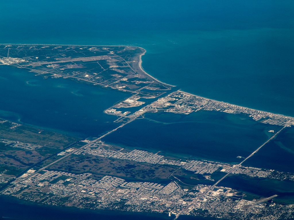 1024x768 Cape Canaveral, Florida. Port and City of Cape Canaveral