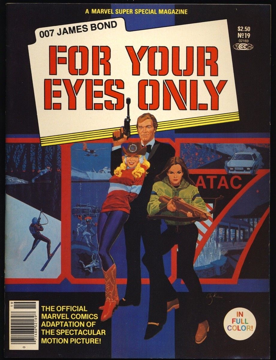 921x1200 MARVEL SUPER SPECIAL 1981 JAMES BOND 007 Movie Adaptation FOR YOUR EYES ONLY