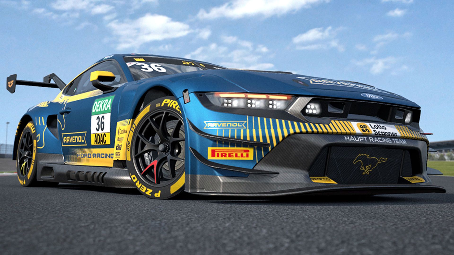 1920x1080 RaceRoom reveals 2026 Ford Mustang GT3 Evo and Porsche 911 GT3 R