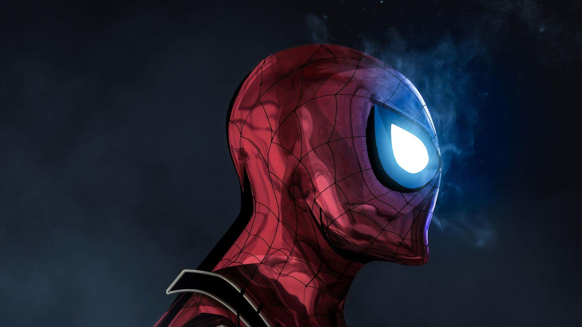 1920x1080 Spiderman Eyes Wallpaper HD