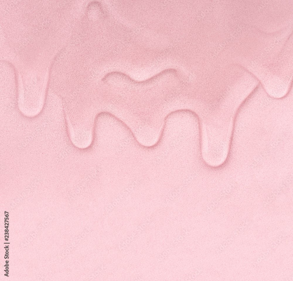 1000x956 Liquid gel on pastel pink background. Concept collagen