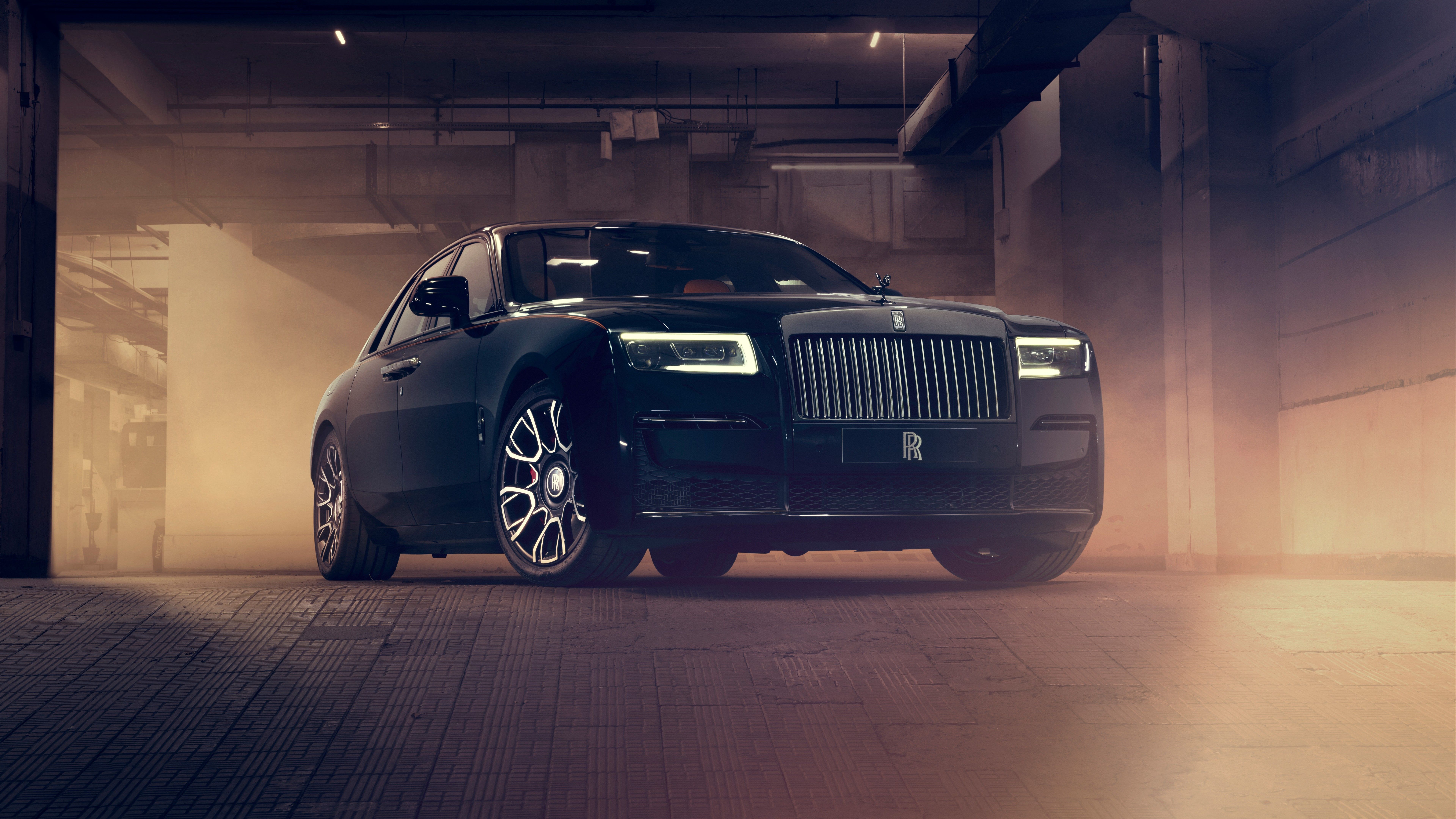 7680x4320 Rolls Royce Ghost Black Badge Car 4K 8K HD Cars Wallpaper