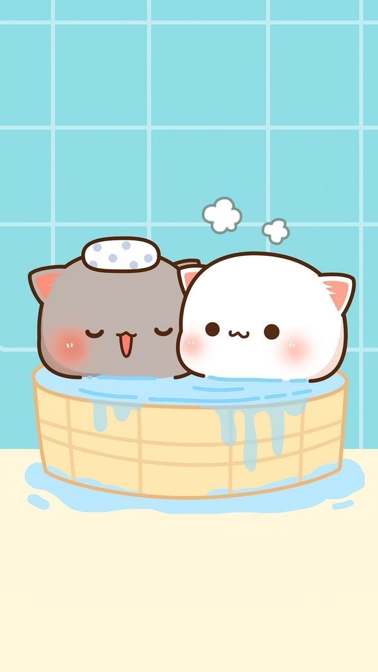 736x1308 Cute Kawaii Cat. Cute lockscreens, Chibi cat, Art de crayon de couleur