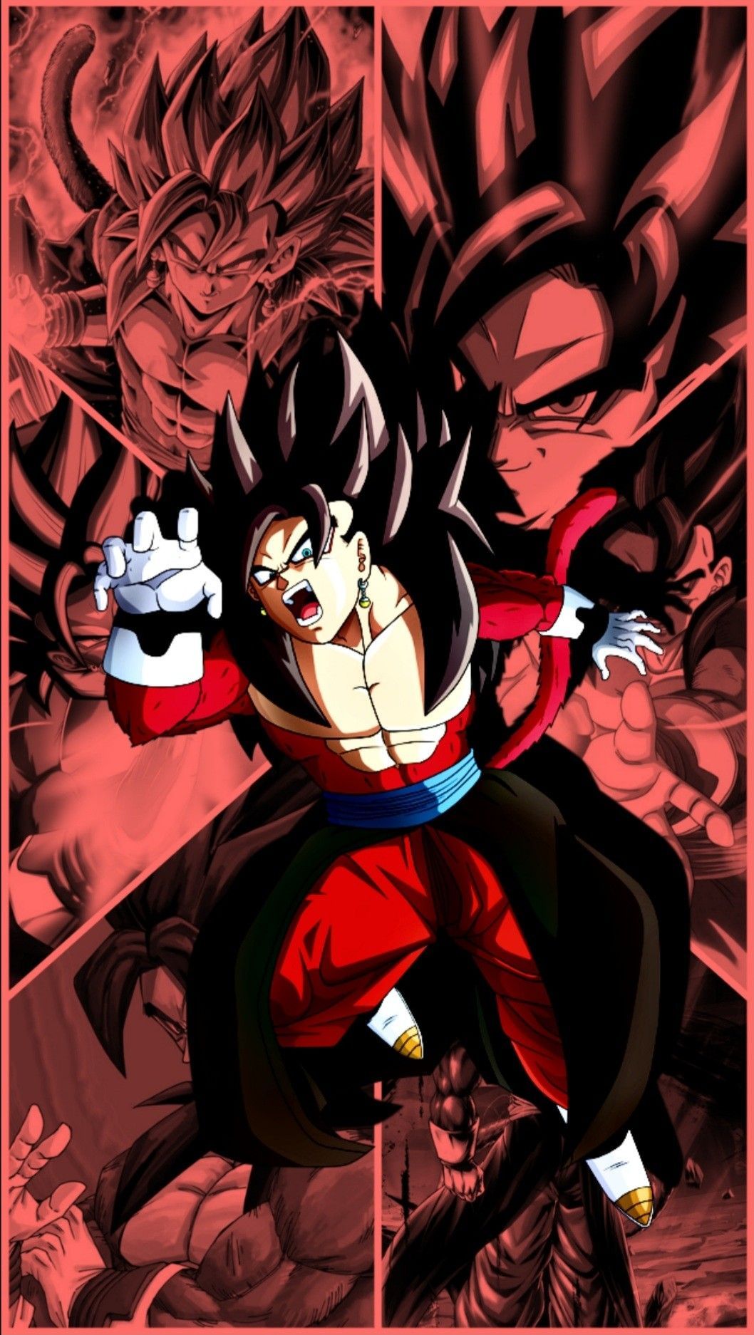 1058x1874 Xeno vegito wallpaper