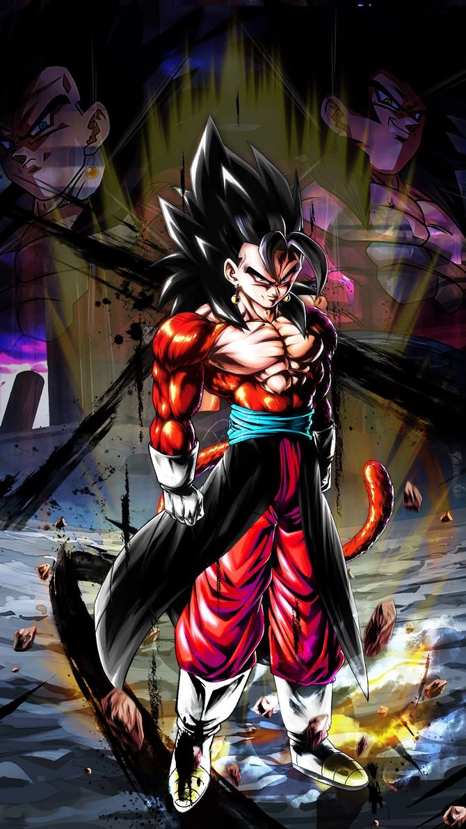 670x1192 Xeno Vegito SSJ4 [Legends] Custom Mobile Wallpaper