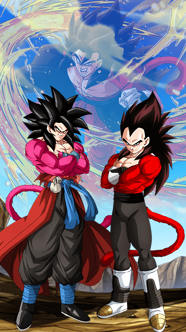720x1280 Whipped Up This SSJ4 Vegito Themed Phone Background