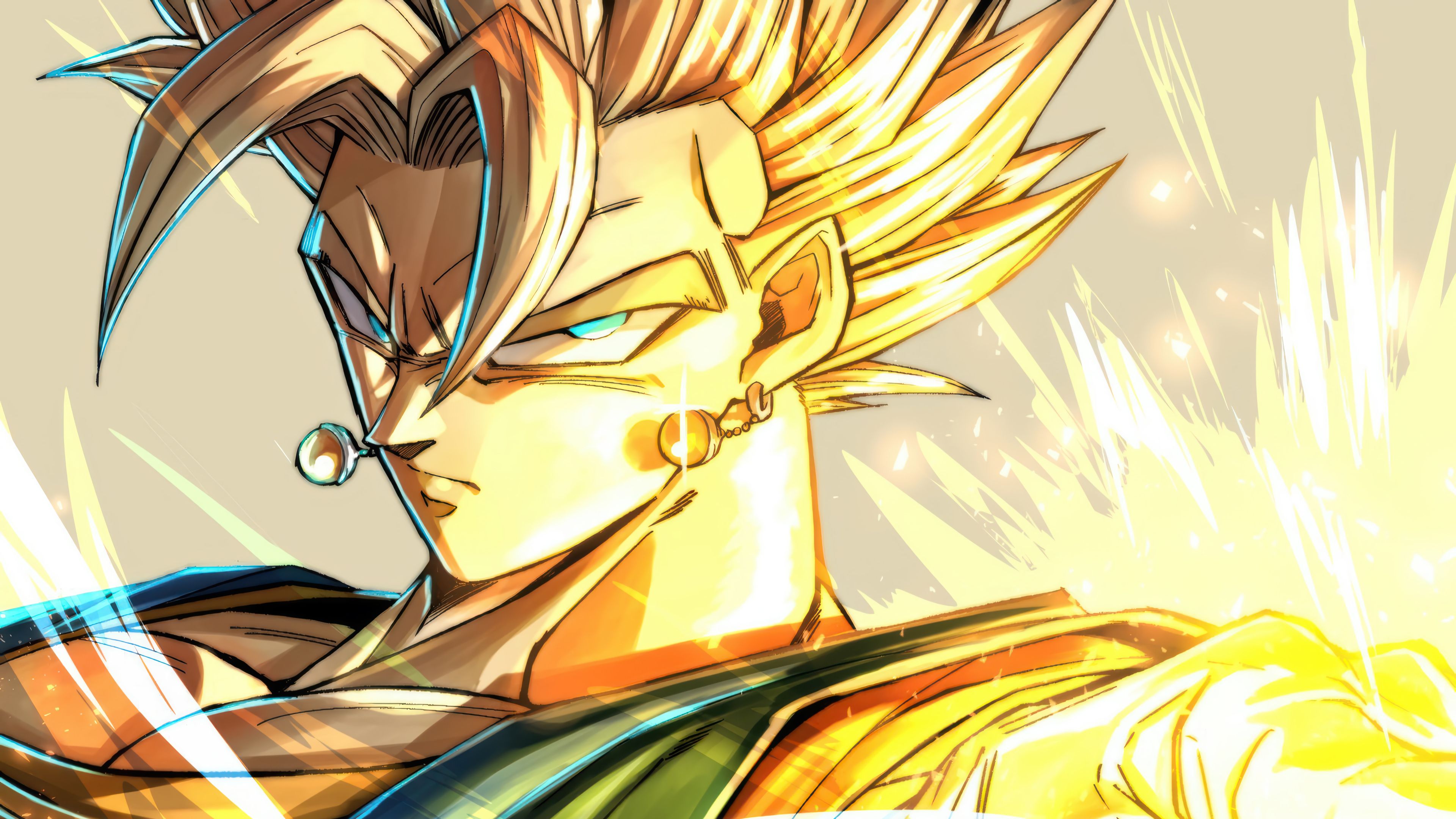 3840x2160 Vegito Super Saiyan 4K Wallpaper PC HD