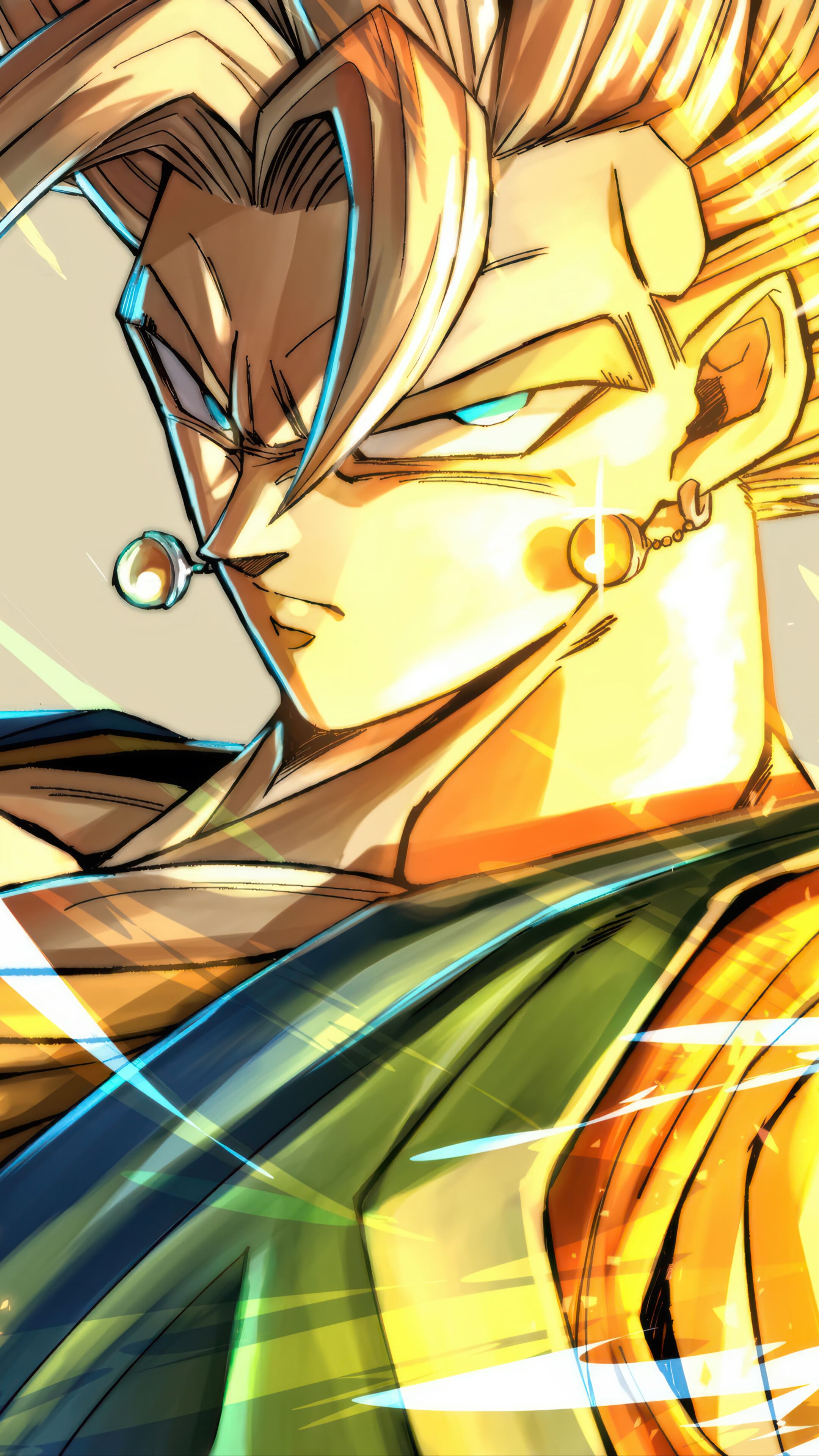 2160x3840 Vegito Super Saiyan 4K Wallpaper Phone iPhone