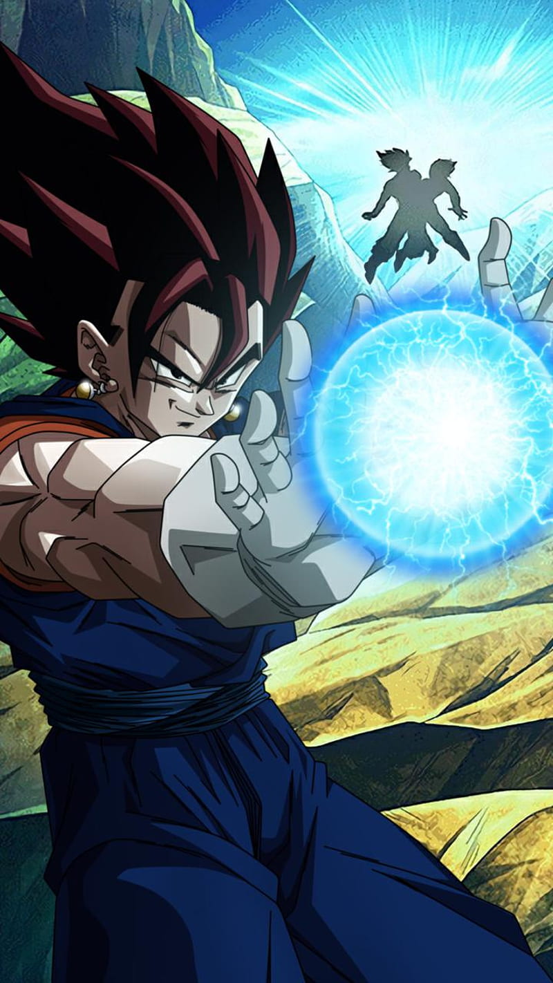800x1422 Vegito, dragonball, fusion, goku, kamehameha, potara, vegeta, HD phone wallpaper