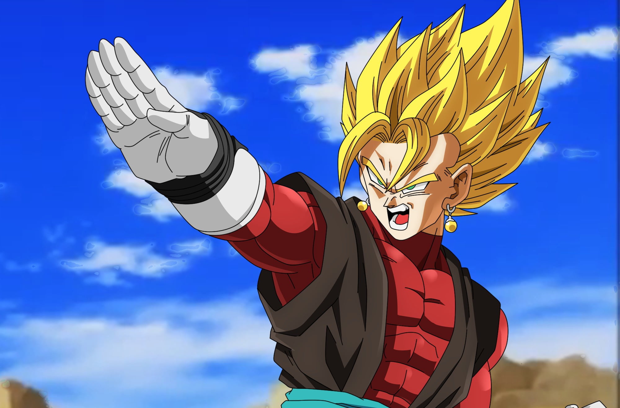 2000x1316 Super Saiyan Vegerot, Dragon Ball Super, anime, Dragon Ball HD wallpaper